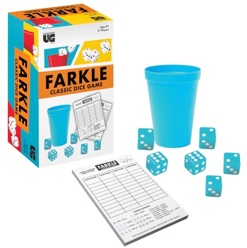 Farkle Klassisches Würfelspiel für Familien, ab 8 Jahren, für 2+ Spieler