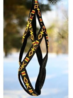 Will to go Ethno Black Harness Größe | X-Back Zughundegeschirr | Canicross (S)