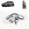 OP Kit distribuzione per Volkswagen Golf 7 VII 1.6 TDI 2.0 TDI gasolio 2012+ con cinghia dentata, tenditore, pompa acqua e 4 litri antigelo
