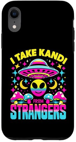 iPhone XR I Take Kandi from Strangers EDM Techno Rave Party Festival Case