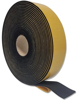 diconfa PROFILINE Dachfenster Dichtung 3mm kompatibel mit VELUX - SEHR FLEXIBEL - 44mm 54mm BREIT 0,05m bis 10m LANG- AUSWAHL 44 x 50mm - Schaum-stoff selbstklebend Lüftungsklappe Holz Kunststoff