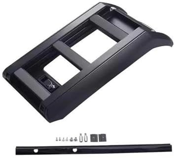 Generisch Dachträger Faltbare Lift Seite Tür Aufstieg Leiter Für Land Für Rover Für Defender 90/110 L663 2020-2024 Dach Rack Seite Leiter Aluminium Legierung Dachreling(110 Matte Black)