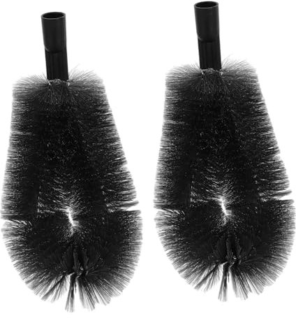 POPETPOP 2pcs Gutter Cleaning Brush Heads Gutter Tools Ground Cleaning Home Service Brush Leaf Guards Window Guards Vacuum Pole Accessories Long Reach Cleaner 24mm Thread
