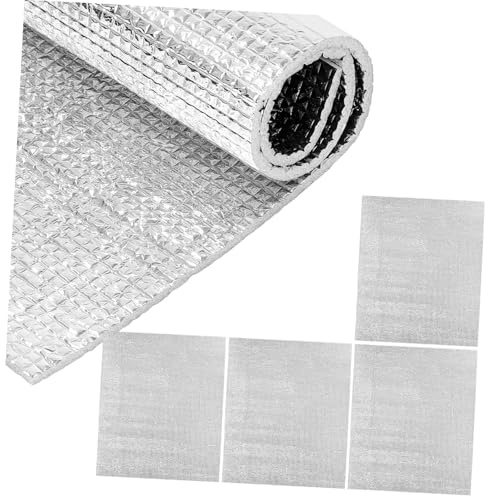 DOITOOL 4pièces Film Réfléchissant pour Fenêtres Isolation Thermique pour Camping-cars Panneau Isolant Mousse Epe Bloqueur de Chaleur pour Véhicules Revêtement Thermique pour Vitres