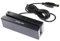ETEKJOY USB 3-Track Magnetic Stripe Card Reader POS Credit Card Reader Swiper MagStripe Swipe Card Reader