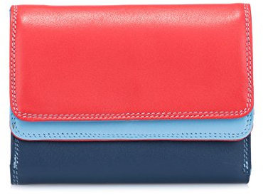 mywalit - Leder Damen Geldbörse - Double Flap Purse - 250-127 - Royal