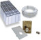 Warmwasser Trockenestrich Fußbodenheizung HoWaTech DRY Komplett Set 5/10m² Dämmplatte 30mm EPS WLG 035 DEO und Regelbox SI-RTL, Heizfläche:5.00m²