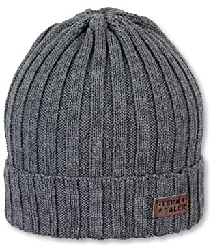 Sterntaler Baby - Jungen Strickmütze M tze, Anthrazit mel., 57 EU