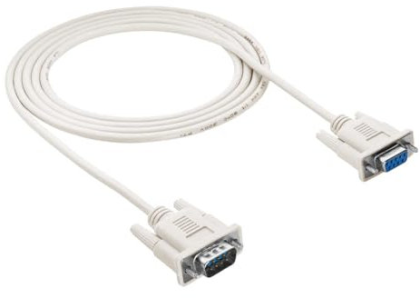 AKYGA AK-CO-01 RS-232 - Cable DB9 D-Sub de 9 Pines Adaptador Macho a Hembra (2 m)