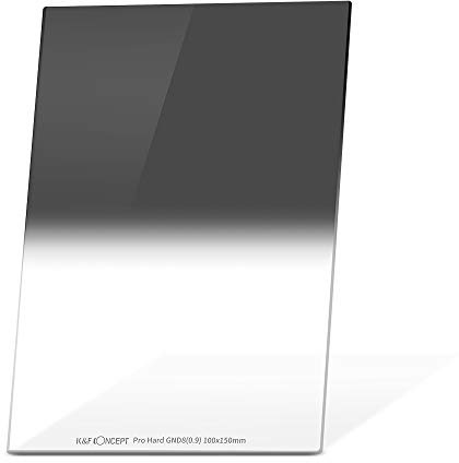 K&F Concept Nano-X Filtri a Lastra Hard GND 8 (0.9) da 100x150mm in Vetro Ottico con 28 Strati Rivestimento Nano Compatibile Nano-X Porta Filtri per Lente