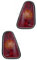 Heckleuchten Rückleuchten Rücklicht Set rechts & links Satz für Modell Cooper/One Cabrio (R50/52/53) Baujahr: 06/2001-07/2004 Kunststoff ohne Lampenträger