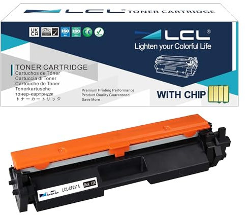 LCL Kompatibel Tonerkartusche 17A 217A CF217A CRG011 (1 Schwarz) Kompatibel für HP LaserJet Pro M102 M102a M102w Laserjet Pro MFP M130 M130a M130fn M130fw M130nw M132 M132a M132fn M132fp M132fw M132nw