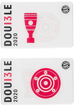 FC Bayern München Brotzeitbrett Double 2020 2er Set