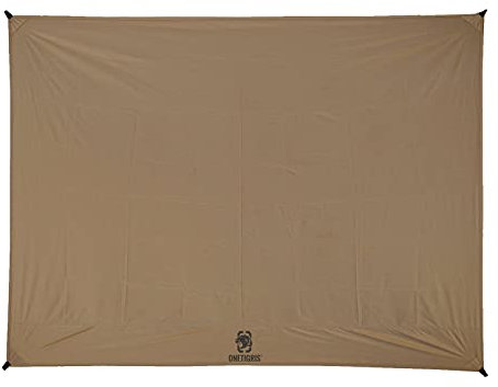 OneTigris Waterproof Tent Footprint, Rip-stop 75D Nylon, 1500mm waterproof rating, Comes in 205cm *165cm, Weighs 310g