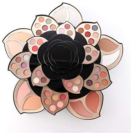 FantasyDay 56 Farben Multifunktions Exquisite Kosmetik Geschenkset Make-up Schmink Kit für Gesicht, Augen und Lippen - Makeup Paletten Schminkkoffer mit Lidschatten Palette, Lippenstift, Rouge, Puder