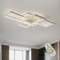 Diossad Dimmbar Deckenleuchte LED Mit Fernbedienung,Rechteckig Leuchten Deckenlampe Mit Memory Funktion,2700K-6500K Warm Natur Kalt Weiß Deckenpanel Für Schlafzimmer Wohnzimmer Küche Schmücken