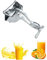 XKONG Manual Juicer ， Metallsaftmaschine ， Obstpressmaschine ， Tragbare manuelle Metallpresse Obstpresse Hochleistungs-Extraktor-Presswerkzeug