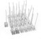 Tyenaza 25 Stück Display Haken, 15cm 6 Zoll Lamellenwand Haken Wandpaneel Haken Einzelhaken Aufhänger aus Edelstahl Shop Regal Haken für Geschäfte und den Heimgebrauch