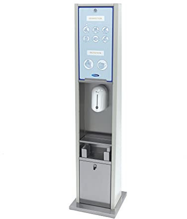 Maxima Gastro Handdesinfektionsmittelspender - Automatisch - Kontaktlos - Platz für Einweghandschuhe