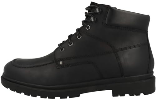 Geox Herren U Andalo B Stiefeletten, Schwarz, 43 EU