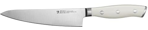 HENCKELS Forged Accent Razor-Sharp 5.5-inch Compact Chef Knife, White Handle, German Engineered Informed by 100+ Years of Mastery