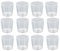 Lot de 50 tasses à mélanger en plastique transparent et réutilisable pour mélanger la résine, la peinture, les taches et l'époxy, 20 ml