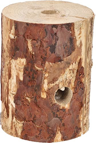 KOTARBAU® Antorcha de jardín, Vela sueca con mecho para encendido con CITRONELA, Estufa de leña finlandesa, Tronco de madera, Fuego sueco, Hoguera para jardín, picnic o camping, Fuente de luz y calor