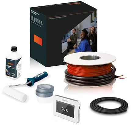 ProWarm™ Electric Underfloor Heating Cable 100W: 36m2. 150W: 24m2. 200W: 18m2