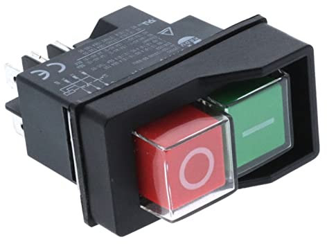 TJPoto Table Saw Power Switch DWE7485 DWE7491RS Replacement Part - Push Button - Plunger Actuator - Manual Operation