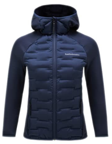 Peak Performance Damen Argon Hybrid Hoodie Jacke, Blue Shadow, S