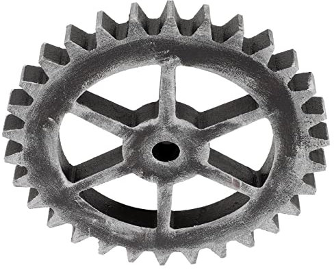 WOONEKY Industrielle Wanddeko im Vintage Stil aus Holz mit Zahnrädern Einzigartige Wandkunst für Wohnzimmer und Retro Deko Ideal für Liebhaber von Steampunk und Industrie Design