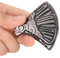 Magnetisches Fidget-Spielzeug, Stressabbau-Fidget-Slider-Spielzeug für ADHS, EDC-Sensorspielzeug mit Edelstahl-Fidget-Clicker, klappbarer Ventilator, (Schwarz)