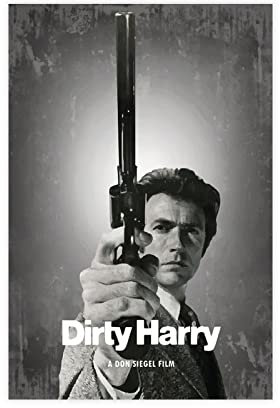 THEGIS Leinwandposter Dirty Harry Clint Eastwood, Schlafzimmer, Dekoration, Sport, Landschaft, Büro, Raumdekoration, Geschenk, ungerahmt, 30 x 45 cm