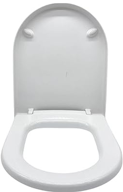 Ramm Toilettensitz kompatibel mit Jika Mio, WC Sitz aus antibakteriellem Duroplast, Toilettendeckel mit Absenkautomatik Soft Close