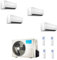 Climatiseur Climatiseur QuadRI 9+12+12+12 Midea EXTREME EXCLUSIVE WI FI READY R32 U.E. M4OE-28HFN8-Q FULL DC