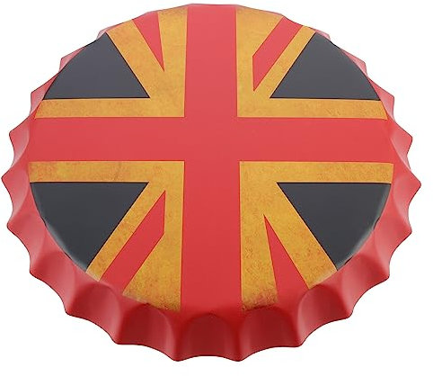 Beer Cap Pendant Decor Household Decor American Decor Vintage Home Decor American Caps Union Jack Flag Veterans Bottle Cap Wall Decoration Iron