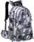 Nerlion 40L Wanderrucksack Reiserucksack für Männer Frauen Camping Wasserdicht Outdoor Wandern Tagesrucksack Leichter Rucksack, A9 - Weiße Blätter, 40L, Wanderrucksack