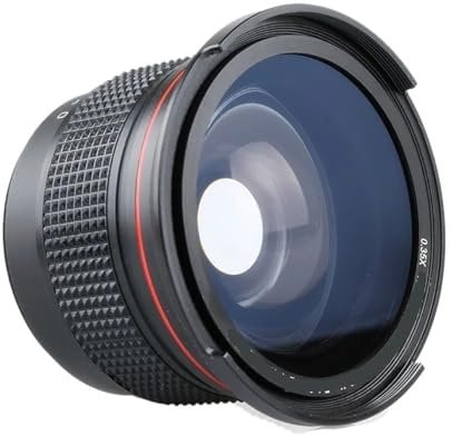 liyuxin66 52 Millimetri 0.35X 52 Millimetri 0.35x HD Obiettivo Wide Fisheye Macro objetivo Lente for Nikon D3200 D3100 D5200 D5100 D7000 D90 D60 18-55 MM Lente