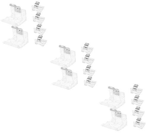 Ciieeo 18 Stk -Installationscode fensterladenhalter halterung für plissees Schrankvorhänge Befestigungshalterung für Lamellenvorhänge Fensterrollos Fenstervorhangstange Plastik