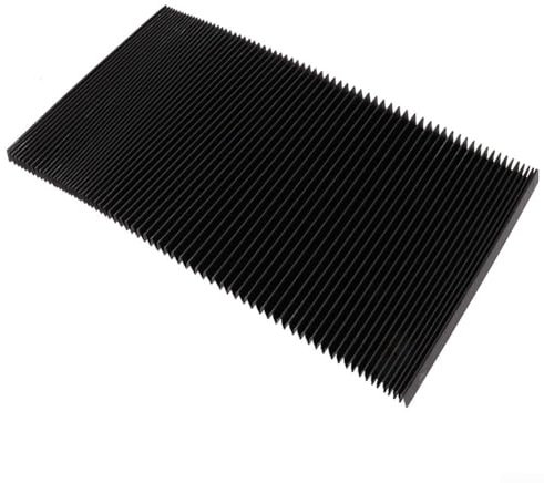 CNC Machine Guard Dust Cloth, Flexible Flat Accordion Bellows Cover For Milling Machine, Soft Flat Accordion Bellows Cover Tool(210mm)