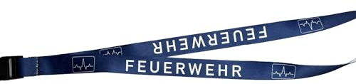 Schlüsselband FEUERWEHR, Lanyard mit abnehmbarem Schlüsselteil