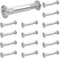 60 tornillos de conexión M6 de 32-42 mm, conectores para muebles, (30 pcs para muebles, 30 pcs de casquillo), tornillos de conexión para armarios, tablas de madera