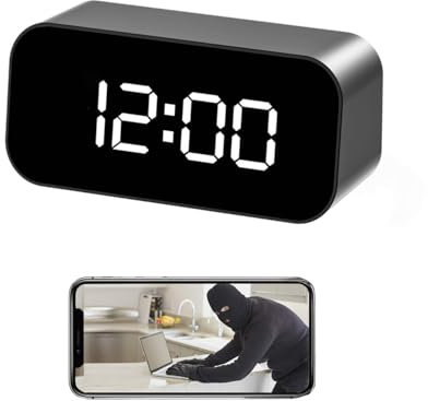 Cyydsam - Security Camera - Security Camera - Indoor Full HD Mini 1080P WiFi Wireless Motion Detection Night Vision Real Time Clock Live Video Nanny Cam