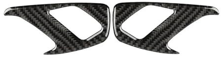 LGLDAMUHX Für Camaro 2017-2022 Auto Türschloss Schalter Taste Dekorative Aufkleber Rahmen Carbon Fiber Innen Auto Innen Zubehör Aufkleber Rahmenverkleidung(Black Carbon Fiber)