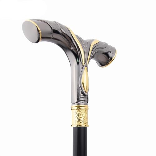 Viking Thor's Hammer Shaped Walking CaneClothing Accessories Cane Creative Fashion Metal Crutches New Year Performance