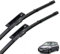 LZWLZW Escobilla Limpiaparabrisas para Renault Scenic 2 Grand Scenic II 2 2005-2009 26+22, Escobilla Limpiaparabrisas Delantero Goma Parabrisas Escobillas Limpiaparabrisas