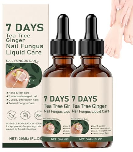 Gegen Nagelpilz Tropfen,Teebaumöl Nagelpilz Nagelpflege,Nagelpilz-Testsieger Reparaturflüssigkeit,Nagel-Pilz Nail Care Flüssig Schnelle Reparatur Und Schutz,30ml(2 Stück)