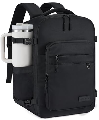 LOVEVOOK Ryanair Cabin Bags 40x30x20 Underseat Travel Backpack | Lightweight, klein, 40x30x20 cm, Carry-Ons Hand Luggage Bag for Ryan Air Plane, Womens Under Seat Rucksack for Travelling