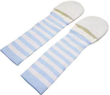 Edenswear Baby Fausthandschuhe für Ekzeme, mit Zink infundiert, Blau