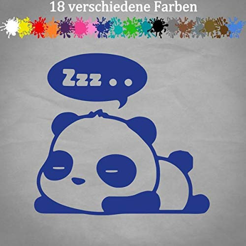 Koalabär Sticker 13x12cm Auto Schlafen Beutelbär Wombat Koala Bear Australien 49-Blau
